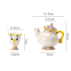 Beauty and the Beast Porcelain Set 3 Pcs